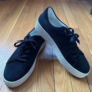 Aquatalia Black Suede Women’s Sneakers size 9 - Like New